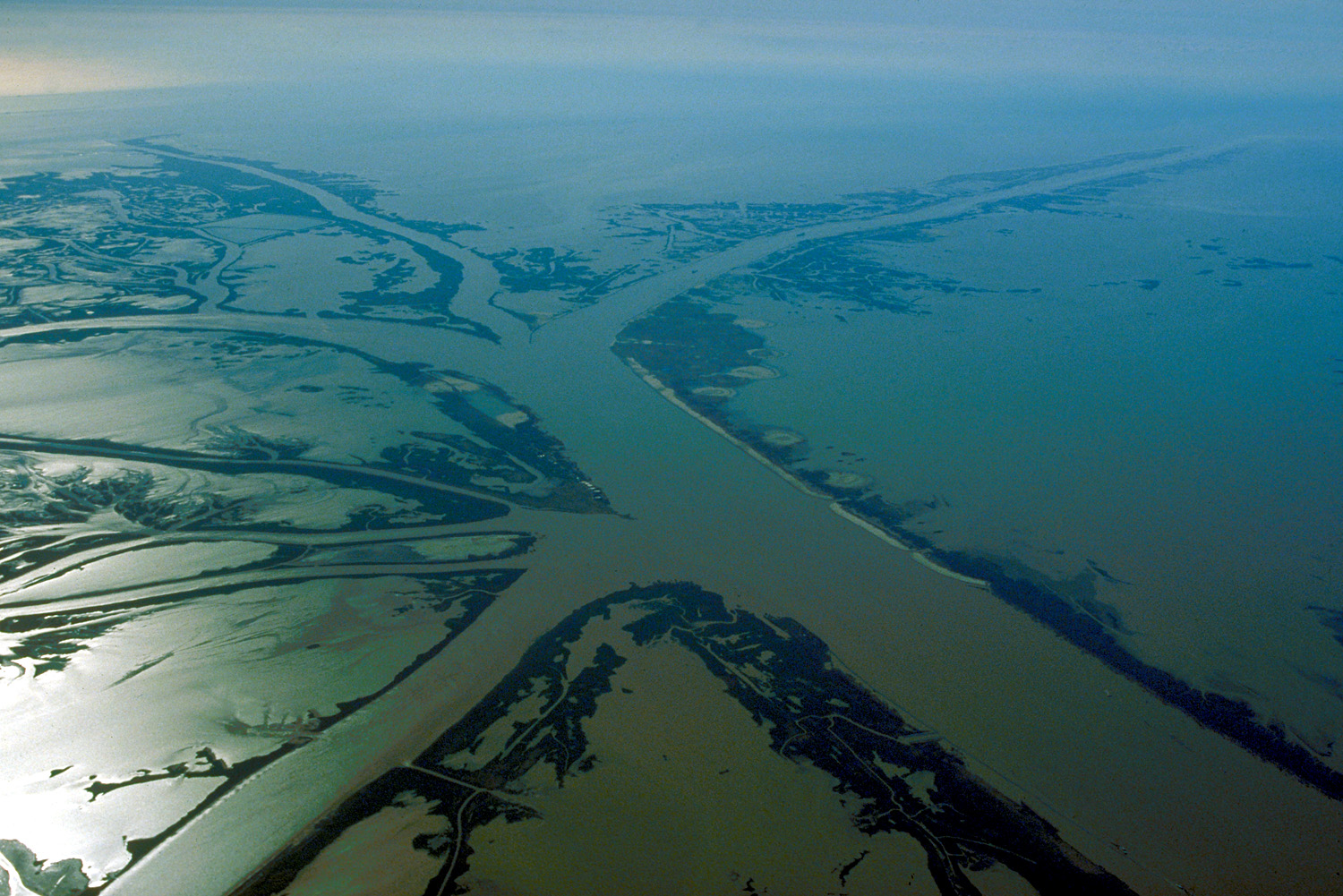 Mississippi River ran backward